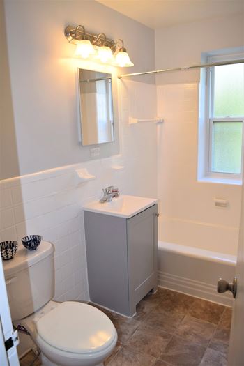 Updated bathrooms